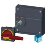 Поворотний привід з встановленням на двері, аварійне відключення, стандарт IEC IP65, з взаємоблокува - Зображення 3