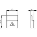 Приналежність для пускачів SIRIUS 3RM1 - захисна кришка для клем шинок - Зображення 2