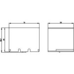 Клемна кришка для пристроїв з шинними під'єднанням 3RV2.4, 3RT2.4, 3RW404, 3RU214, 3RB3.4 - Зображення 2