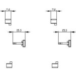 Механічне з'єднання, блокування з боку для контакторів 3RT2.1, складається з 2 з'єднань і 1 якоря, д - Зображення 2